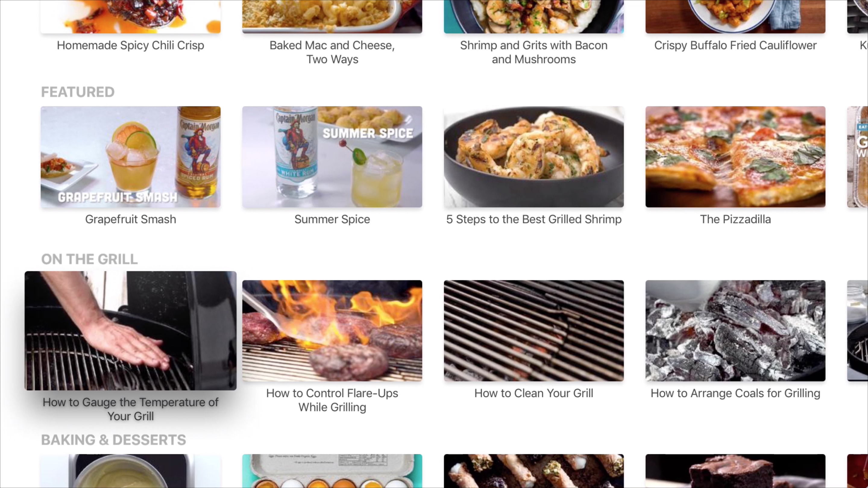 Serious Eats app on Apple TV
