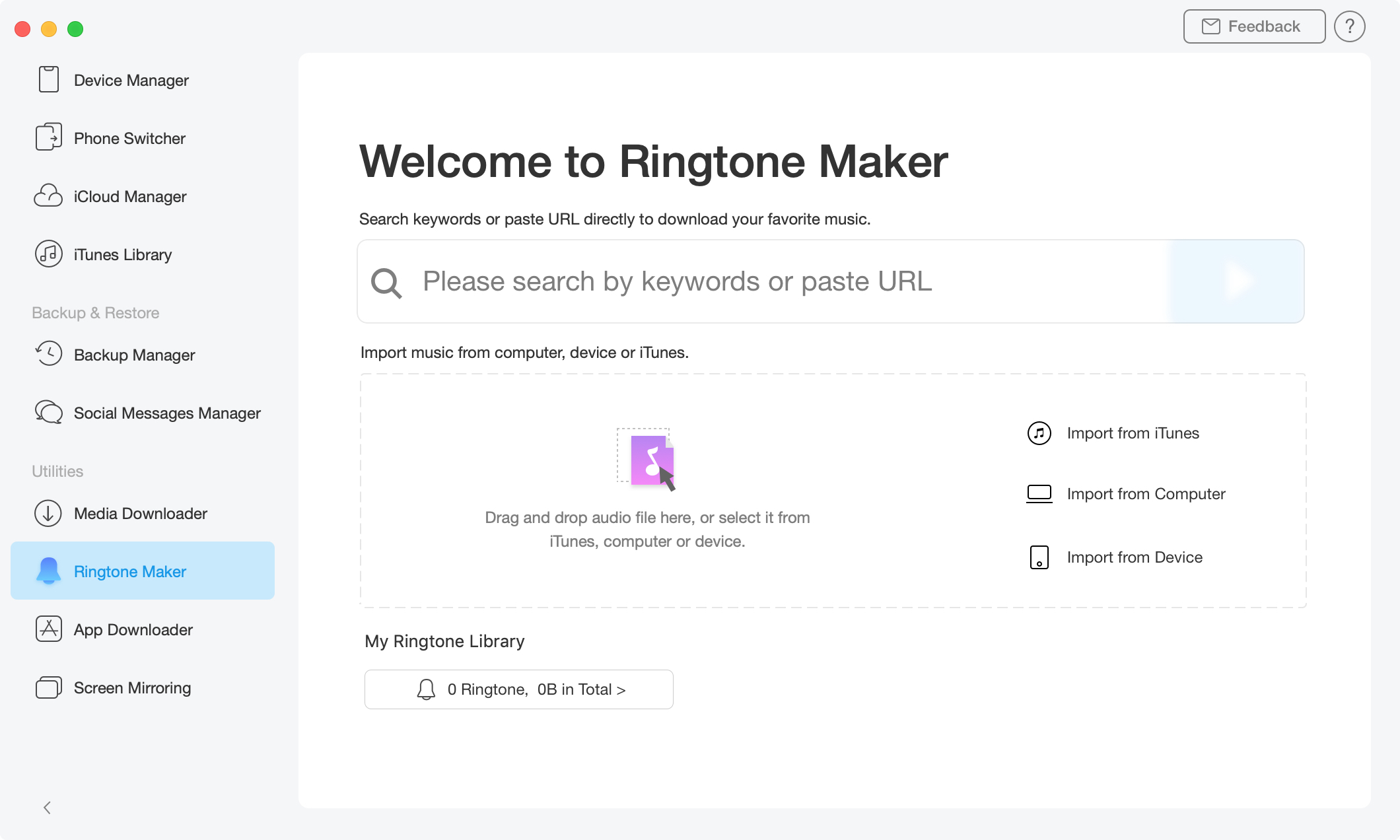 AnyTrans Ringtone Maker Mac