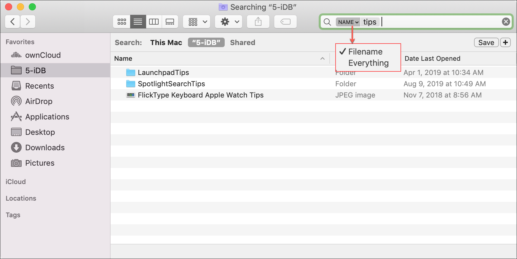 how to find files by date on mac