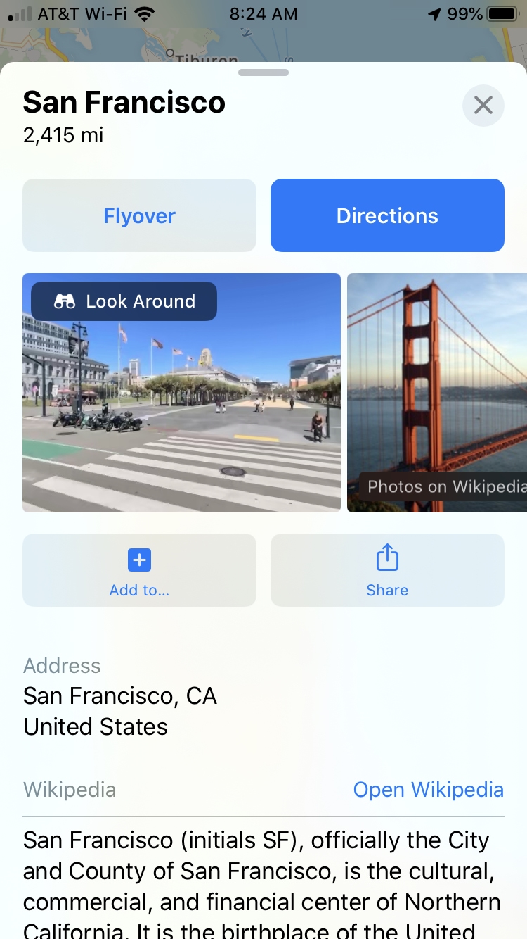 Maps Look Around San Francisco