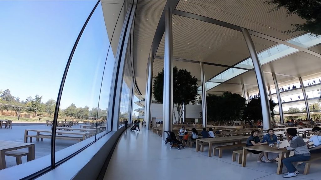 A video tour of Apple Park goes inside, beyond the Steve Jobs Theater