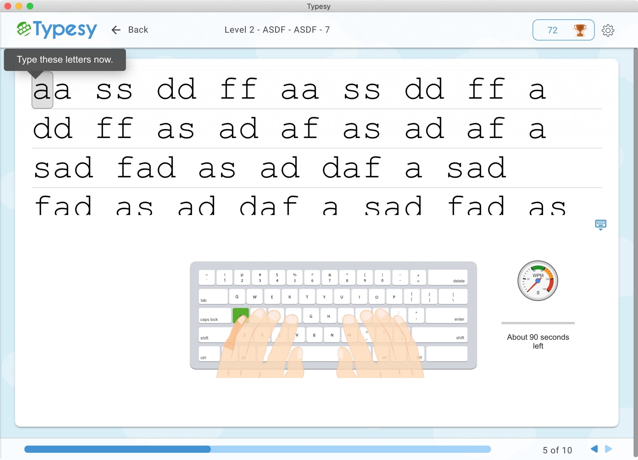 free typing lessons download mac