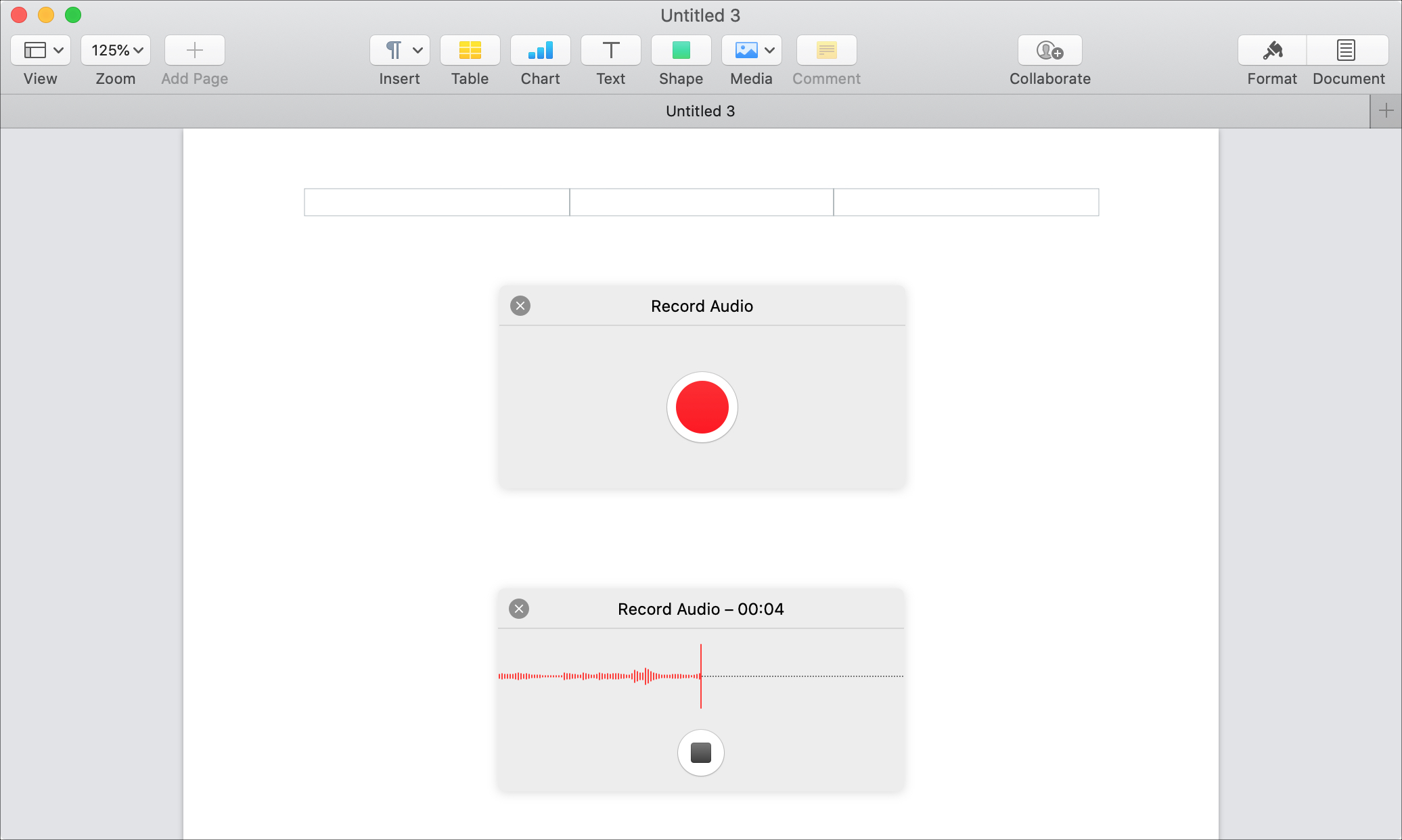 Record Audio Pages Mac