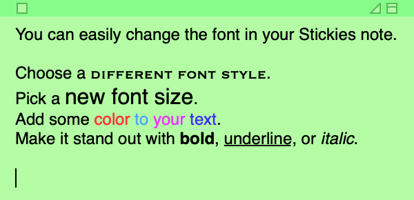 How to make the most out of the Stickies app on Mac | Mid Atlantic