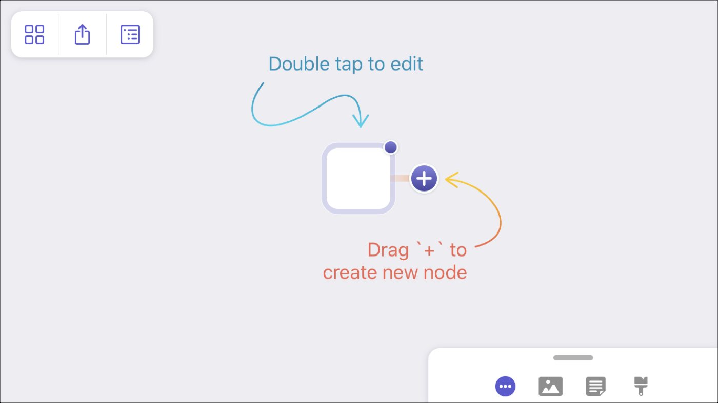 MindNode mind map iPhone