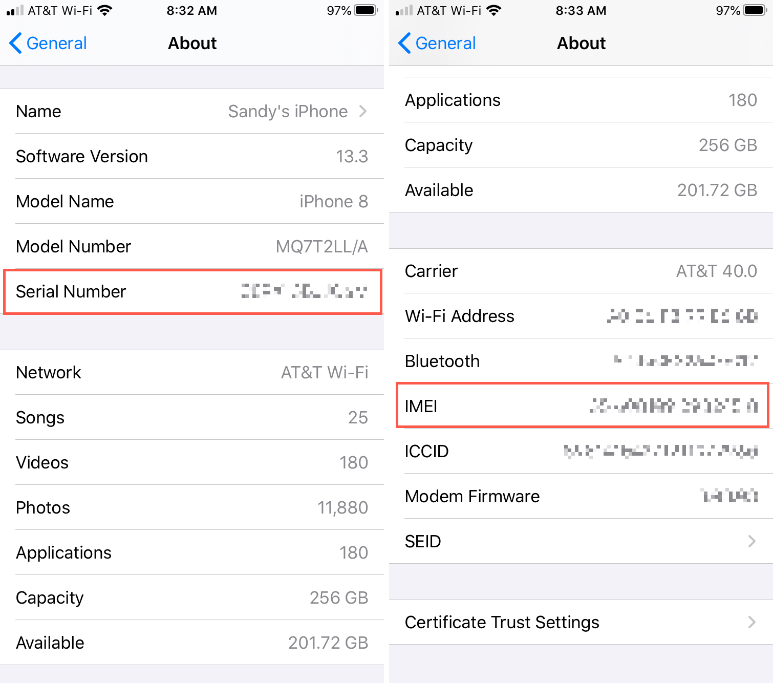New to iPhone? 6 ways to find your serial number and IMEI ...