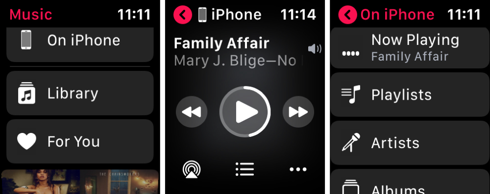 Apple Music on Apple Watch