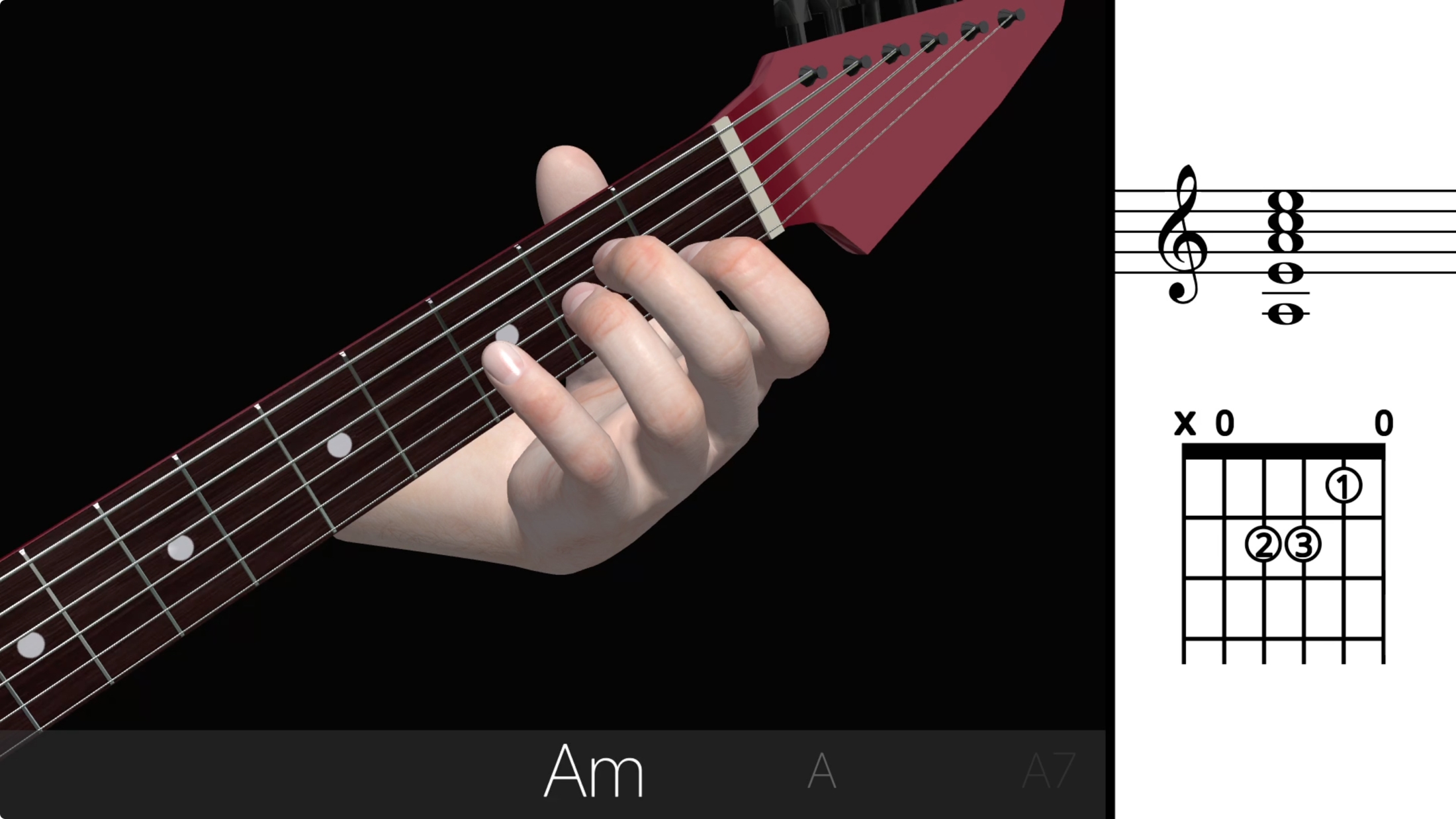 Guitar 3D Basic Chords Apple TV