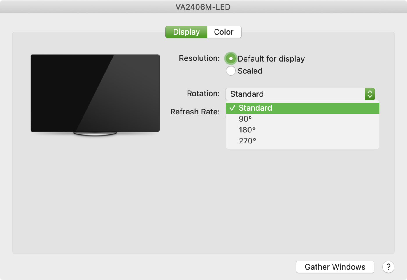 Mac External Displays Rotation