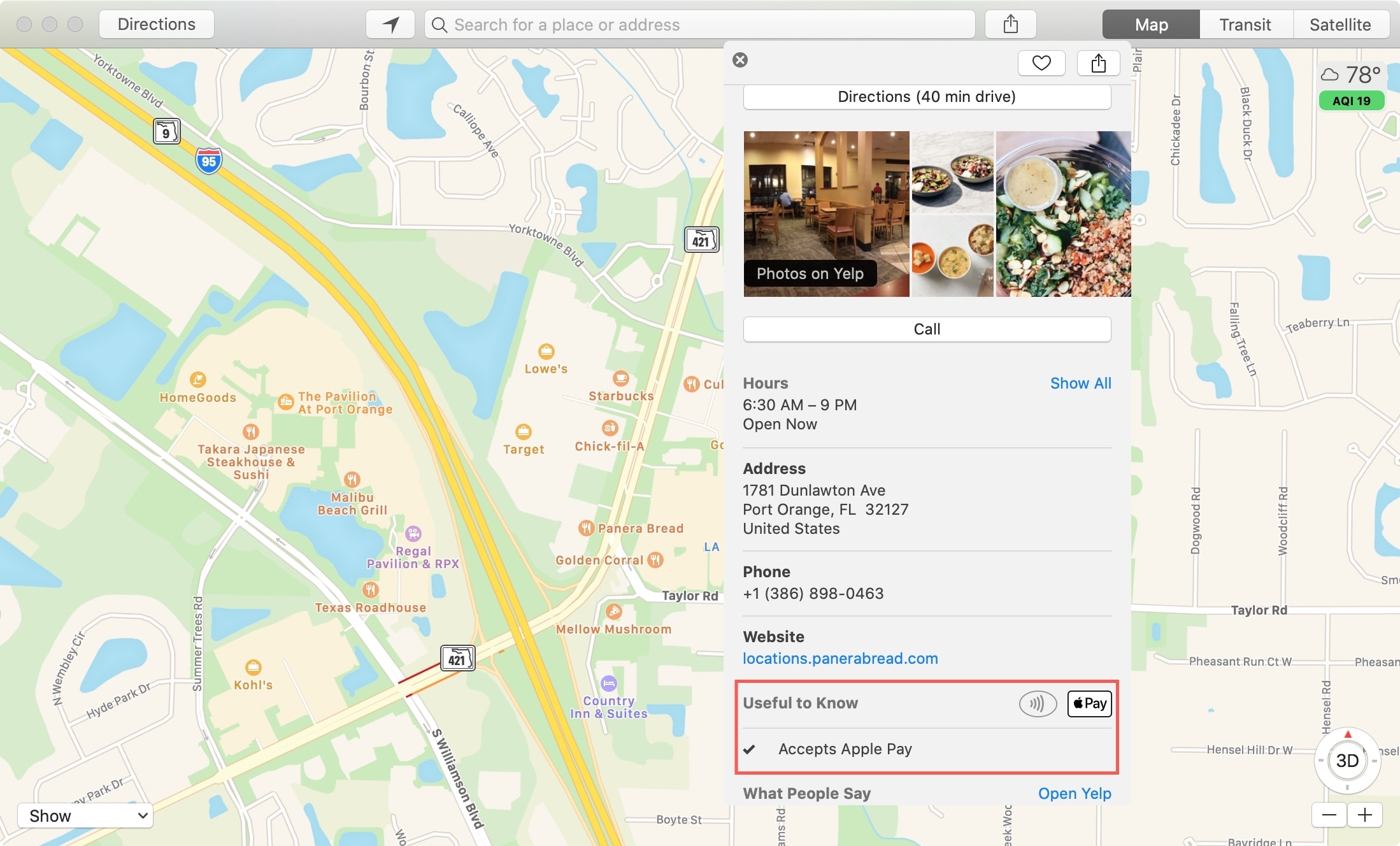 Maps Accepts Apple Pay Mac