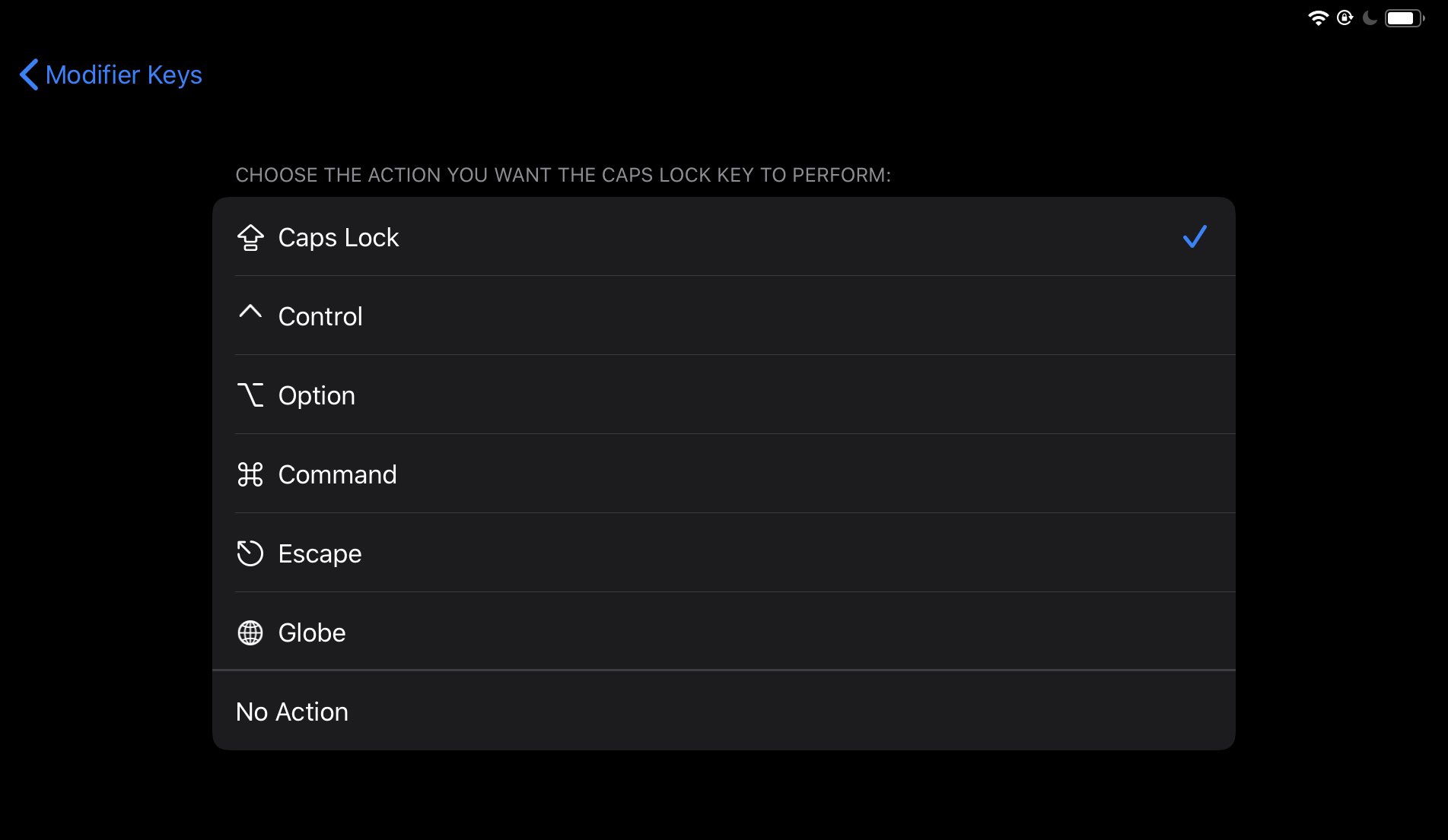 Keyboard shortcuts Photos iPad