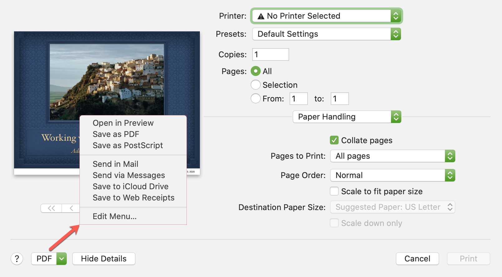 Print To Pdf On Mac
