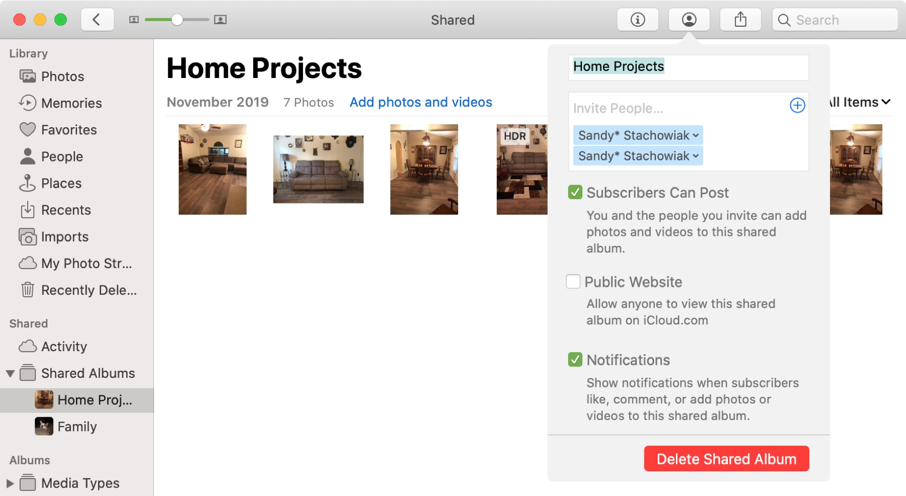 How to make and manage Shared Albums in Photos Mid Atlantic