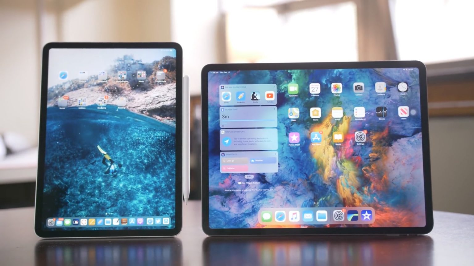 iPad Pro size comparison 11 vs. 12.9 inches (video) Mid Atlantic