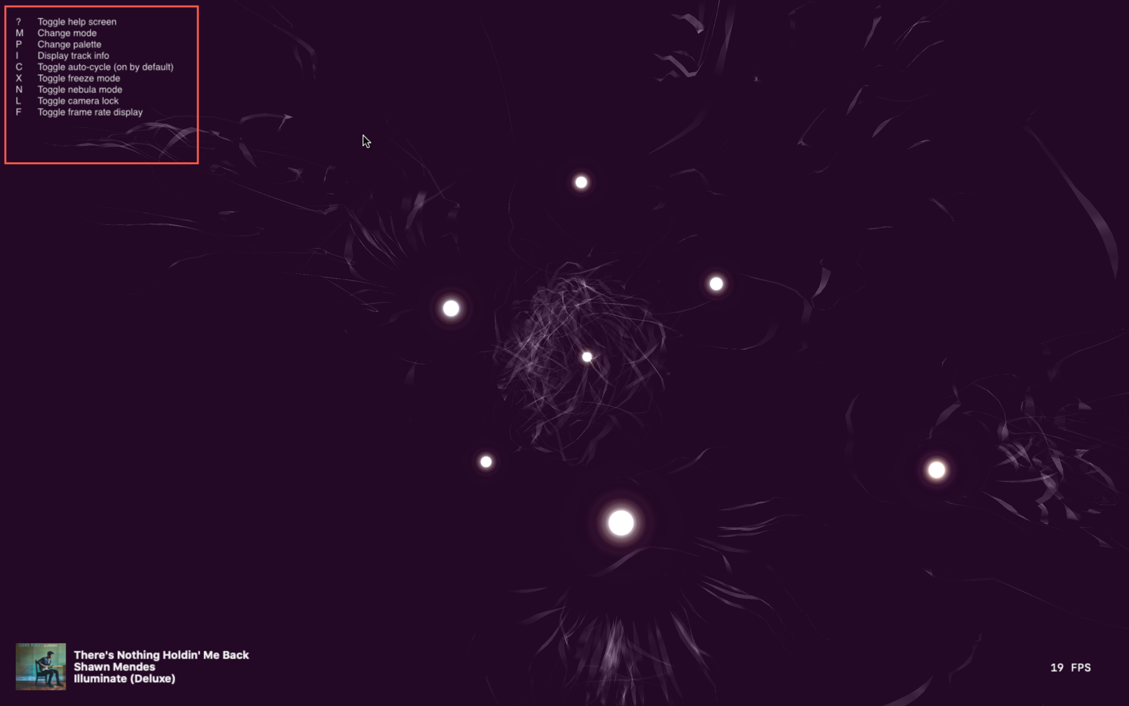 Mac Music Visualizer Shortcuts
