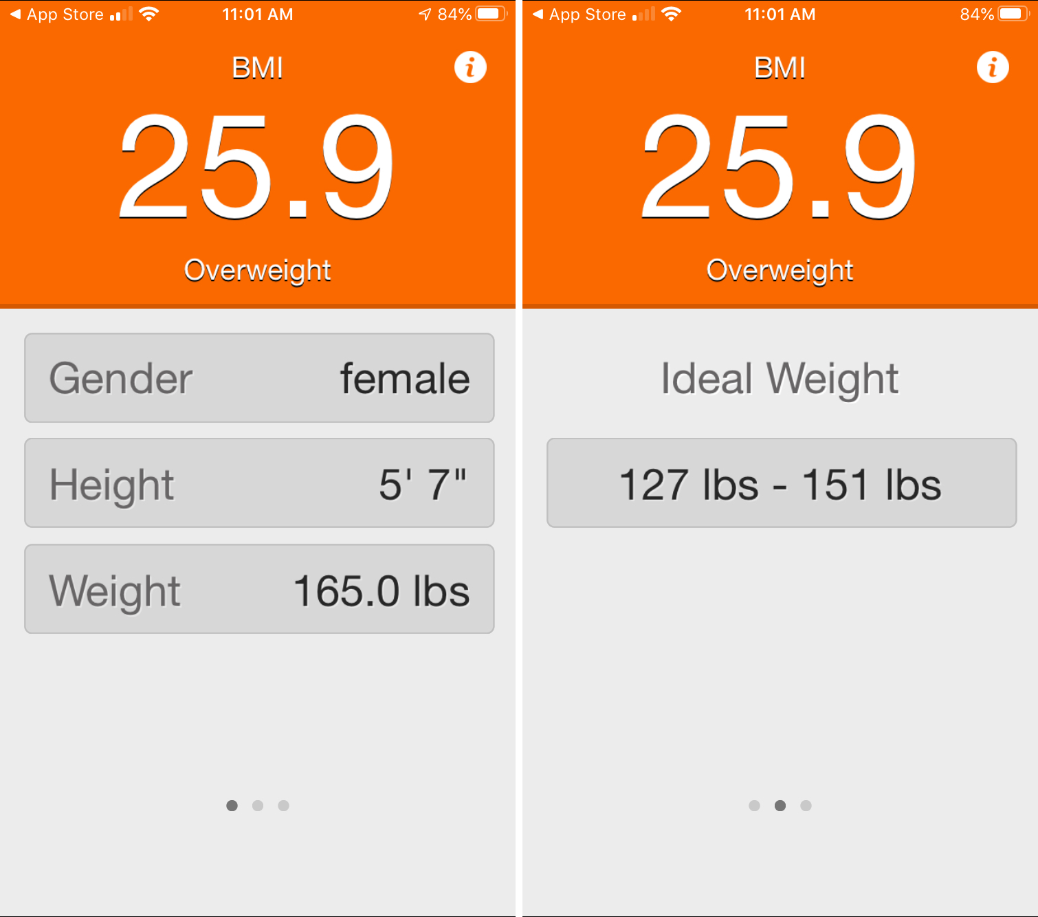 BMI Calculator for Women Men iPhone