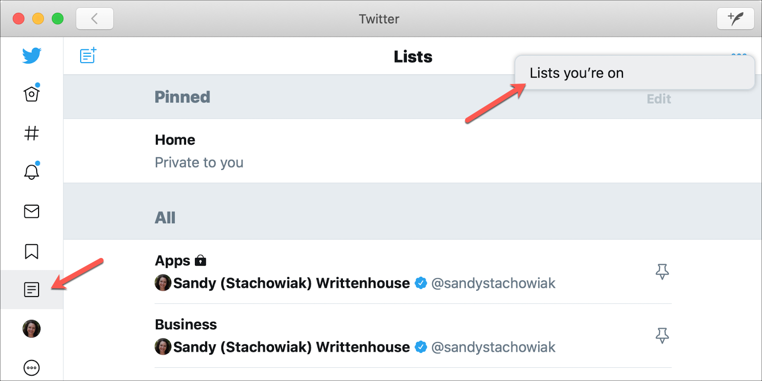 How to see which Twitter lists you’ve been added to | Mid Atlantic