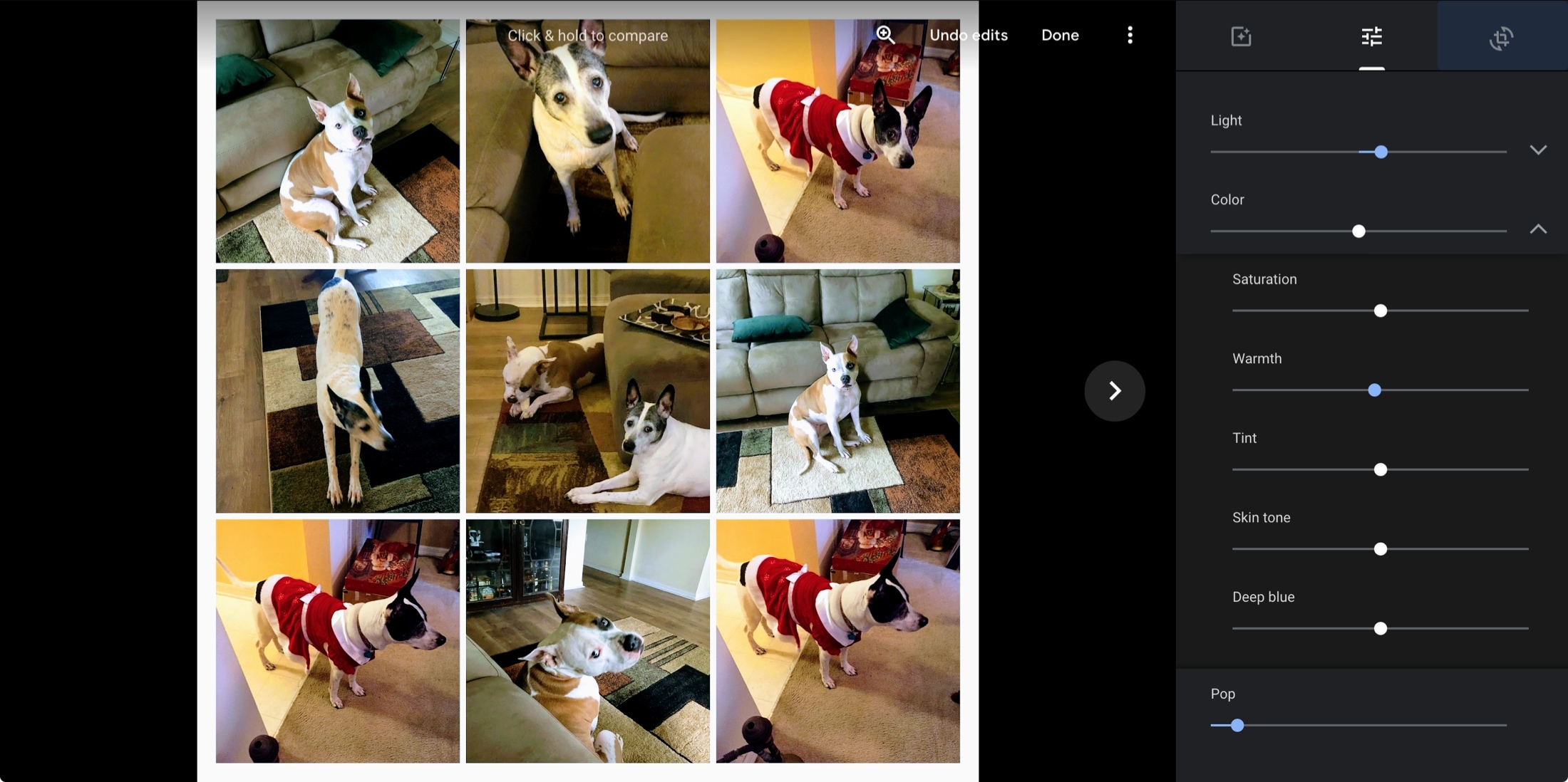 Google Photos Color Light Collage Web