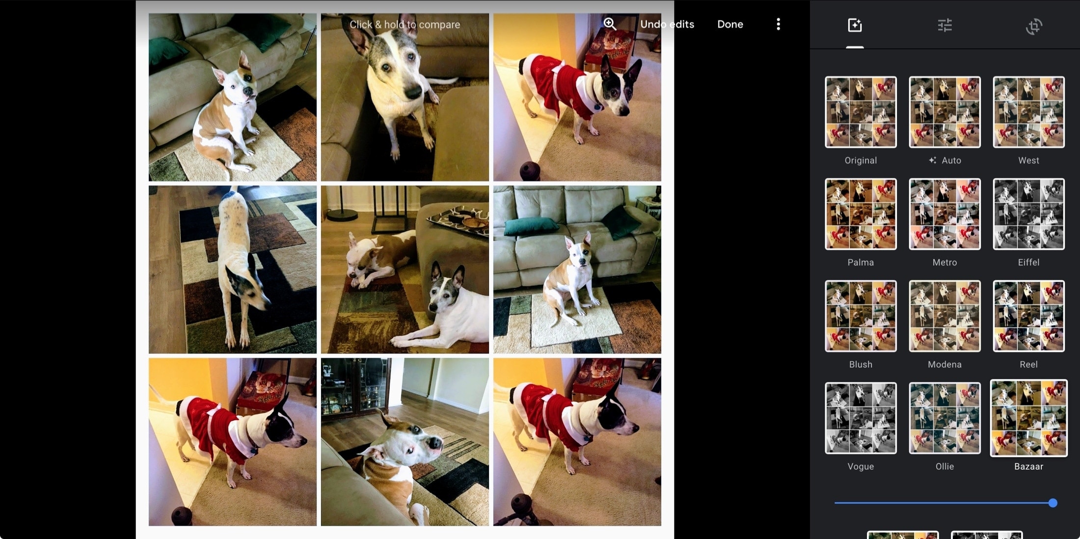 Google Photos Filter Collage Web