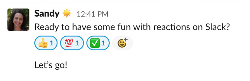 Slack Multiple Reactions