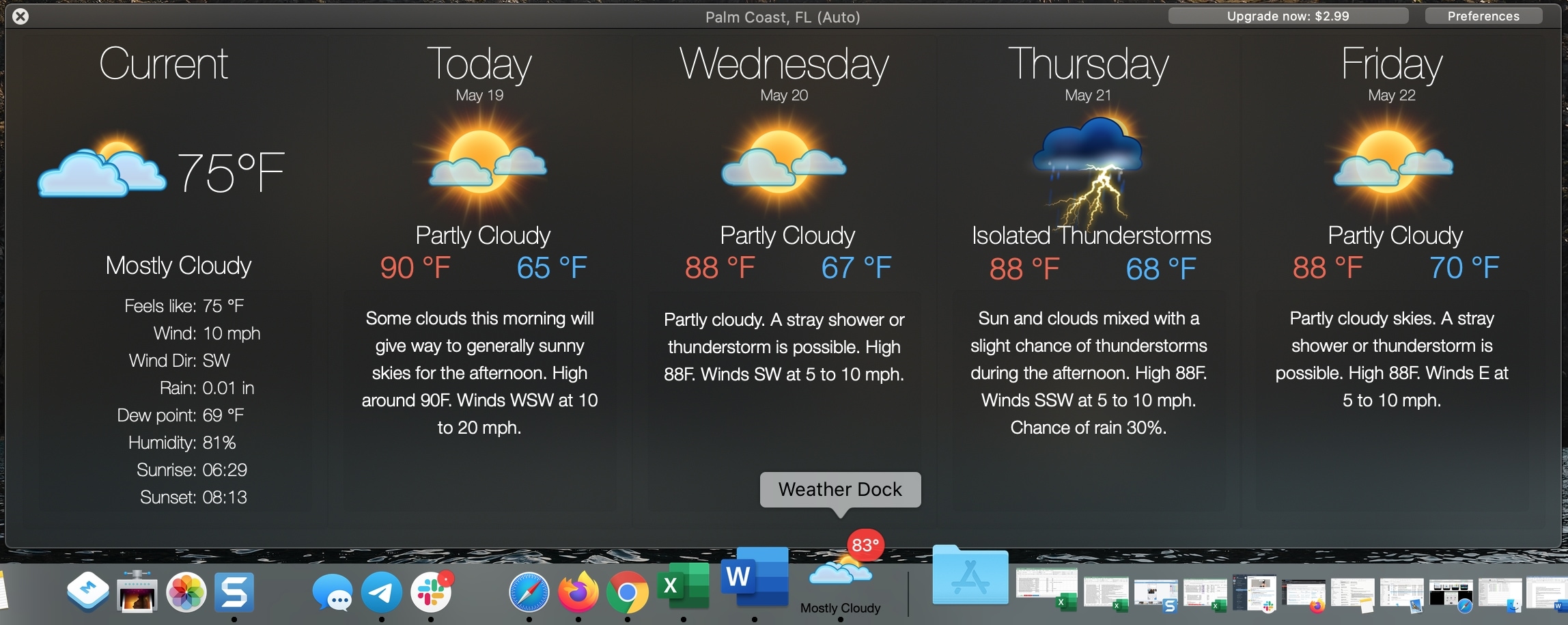 mac weather app