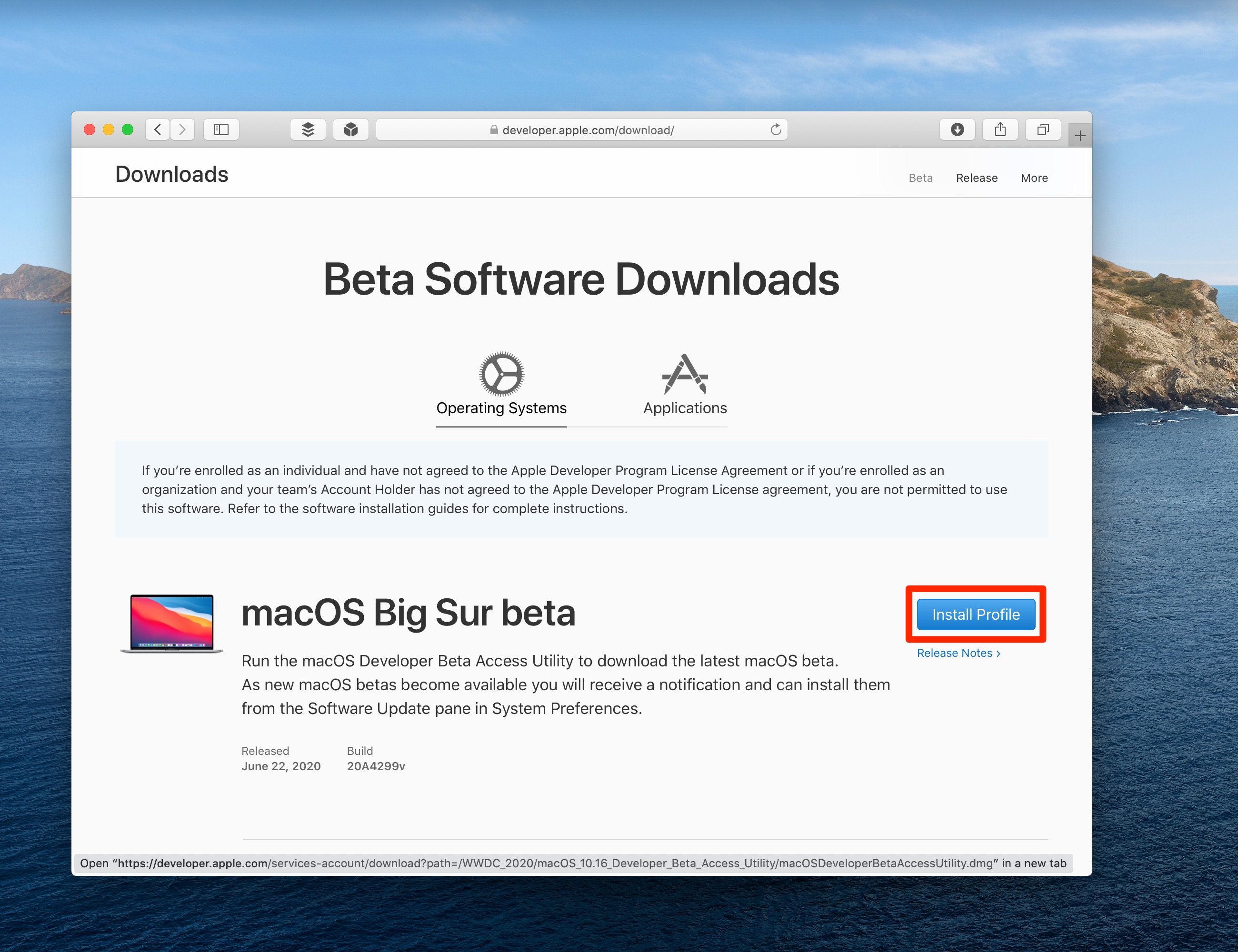 Download macos beta catalina