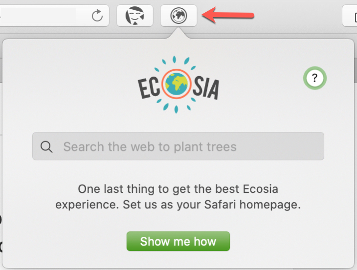 Ecosia Safari Extension