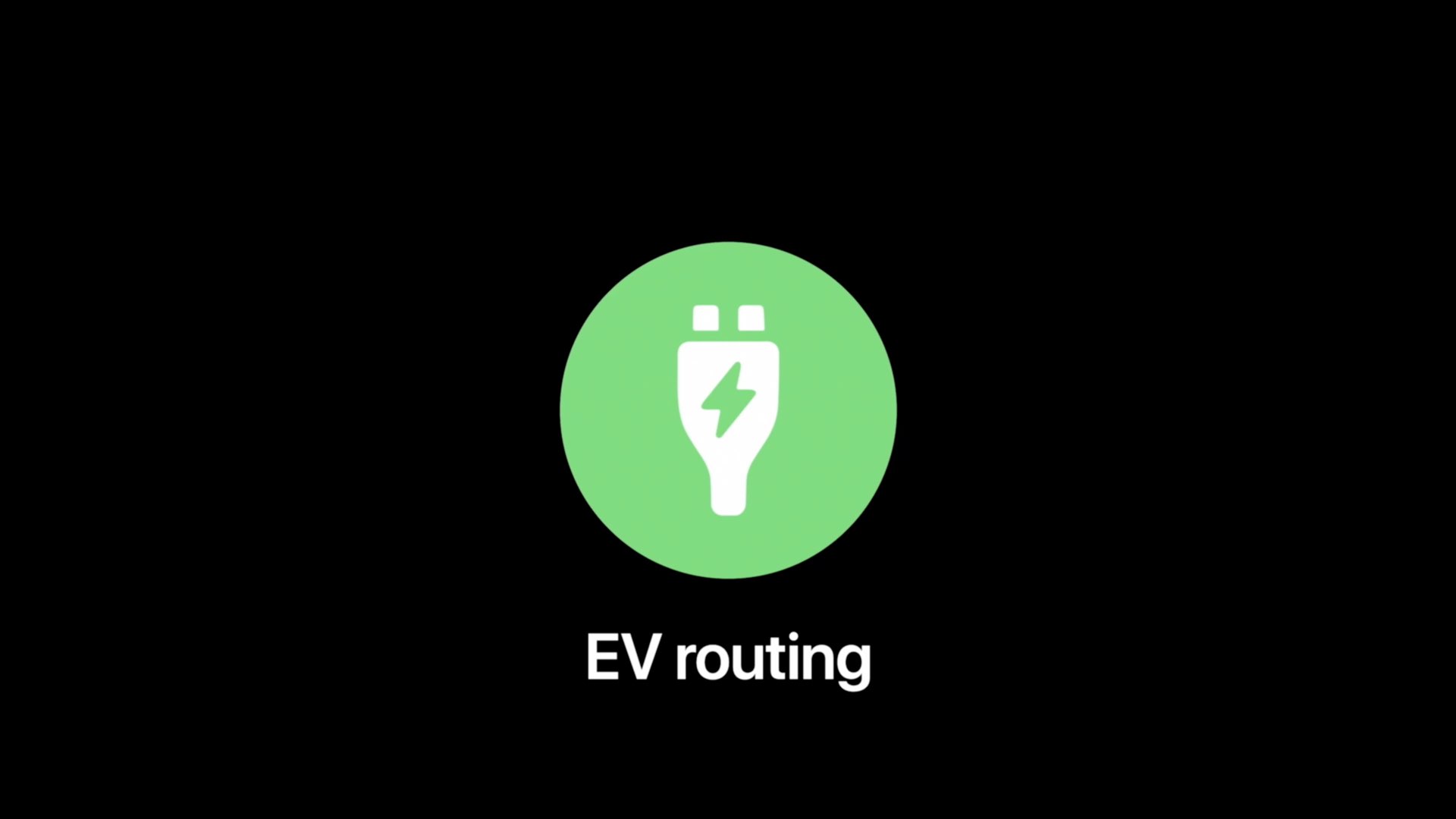Apple Maps electric vehicle routing - hero image
