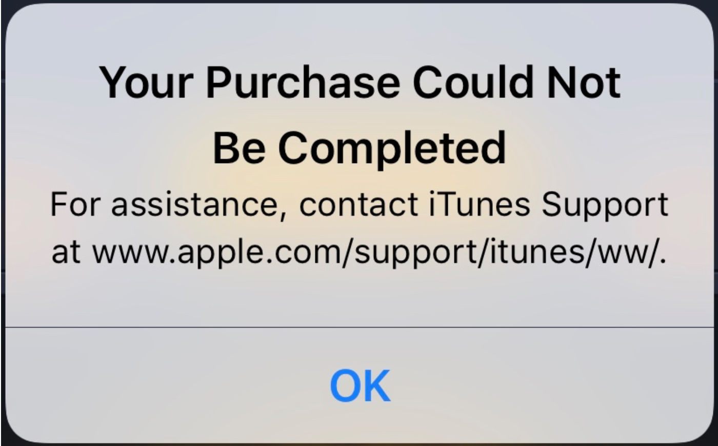 Fix: Your Purchase Could Not Be Completed | Mid Atlantic Consulting Blog