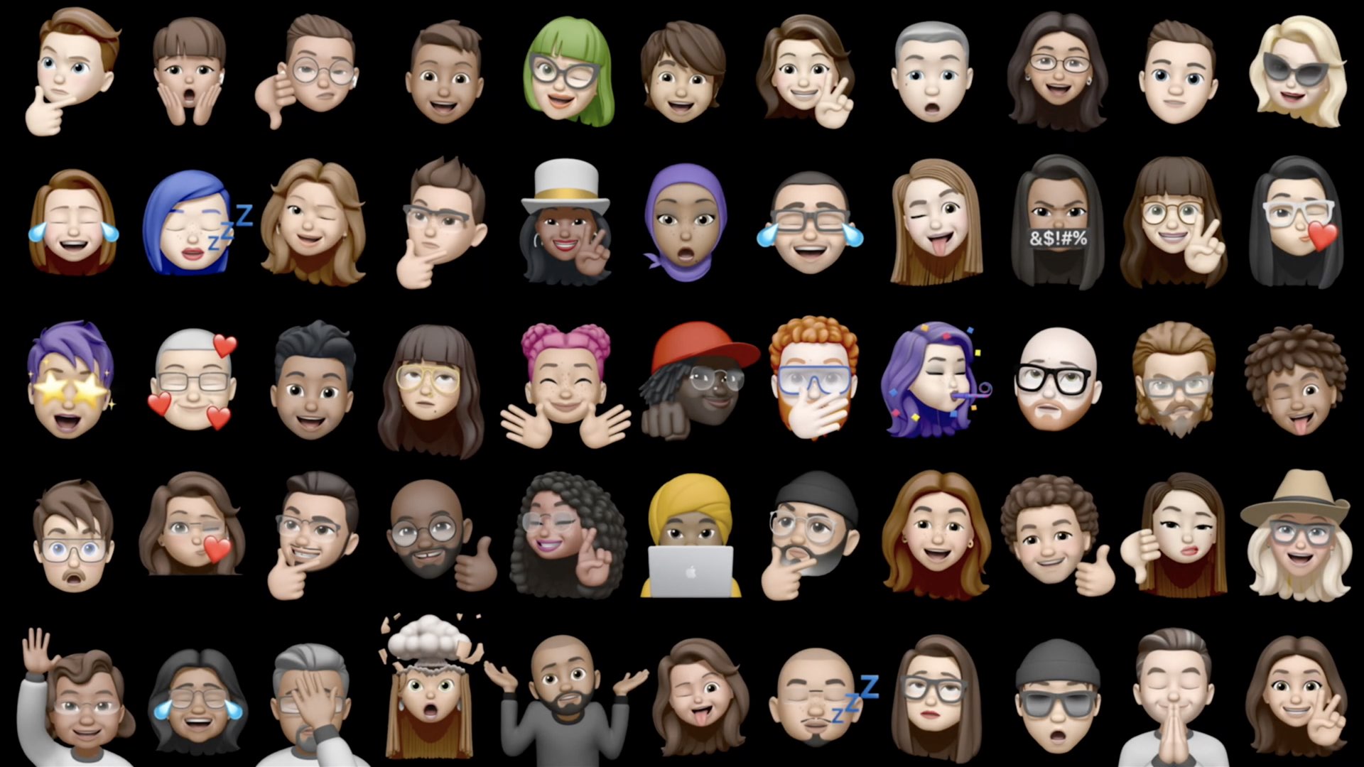 iOS 14 Messages - new Memoji stickers