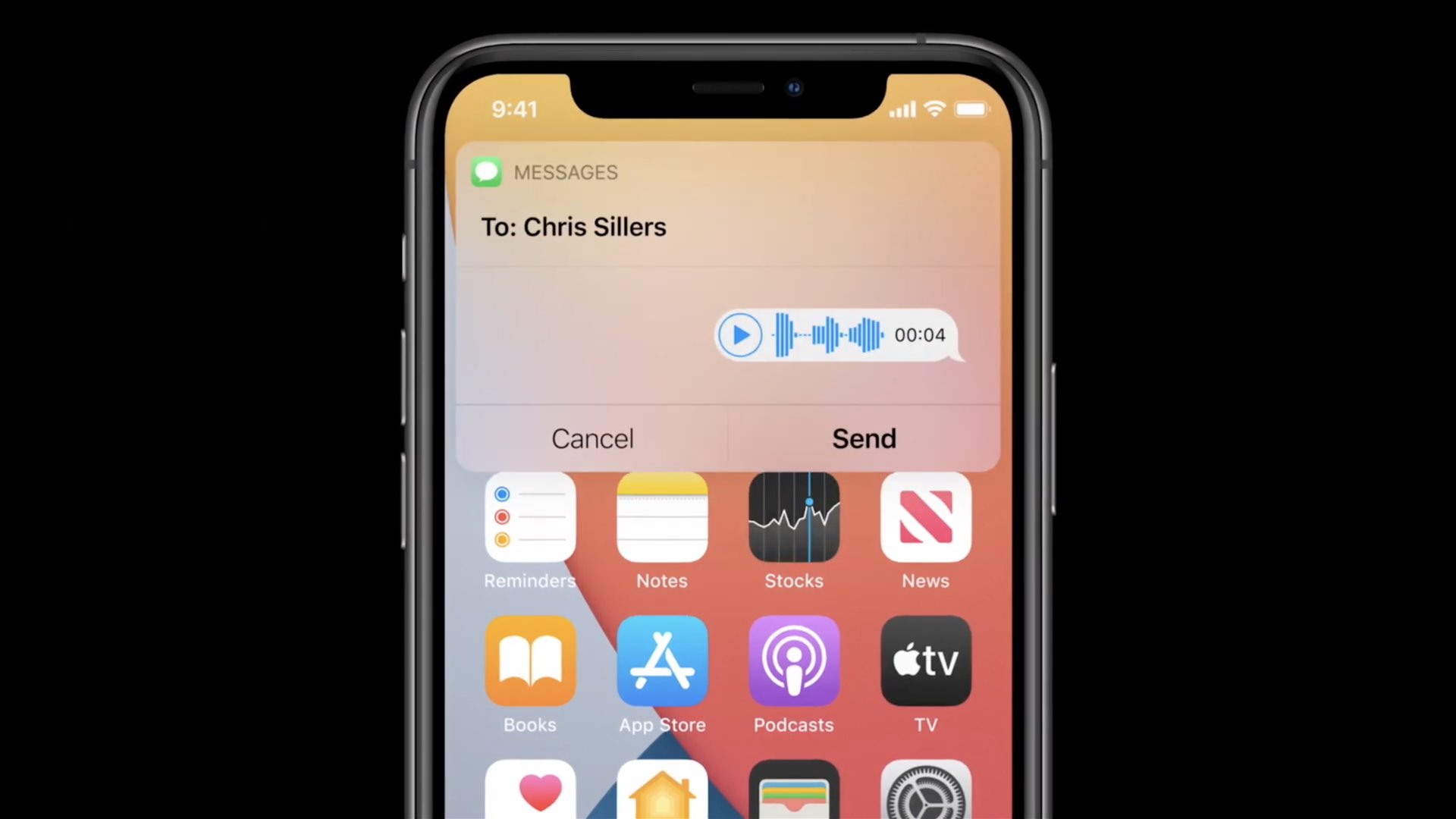 iOS 14 Messages - sending audio messages with Siri on iPhone