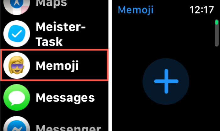 Apple Watch Create New Memoji