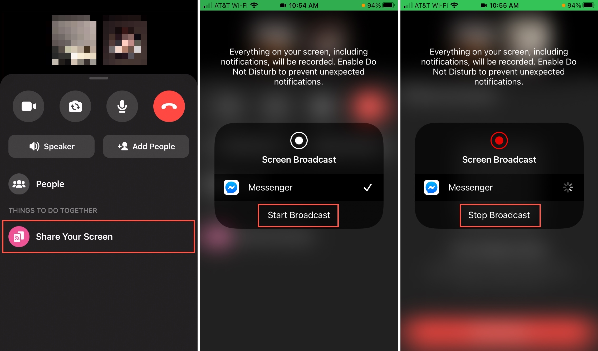 How to share your screen in Facebook Messenger on iOS and Mac Mid
