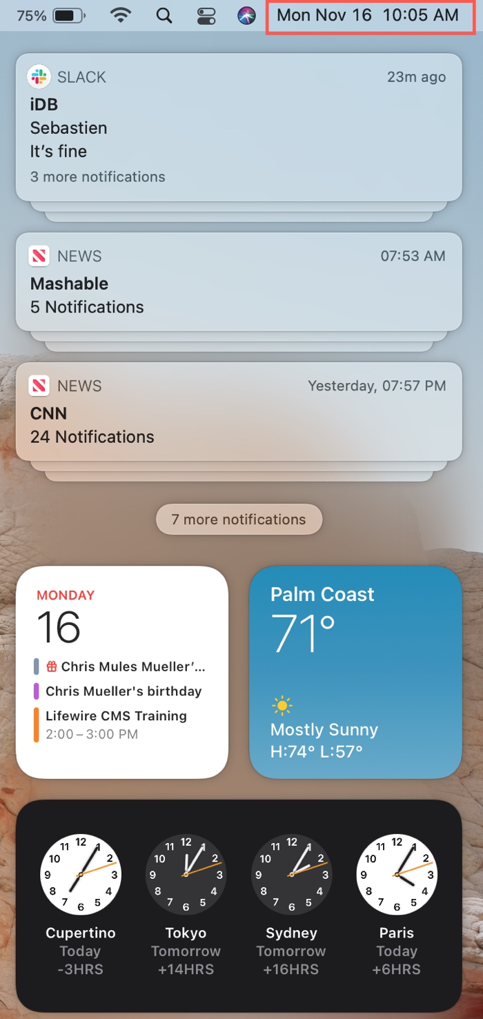 macOS Big Sur: How to customize and use the Notification Center | Mid