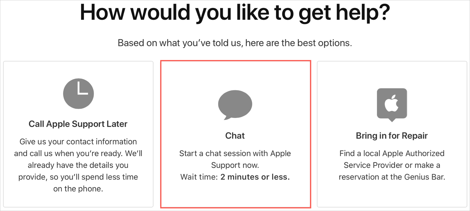 Apple Support Site Chat Now