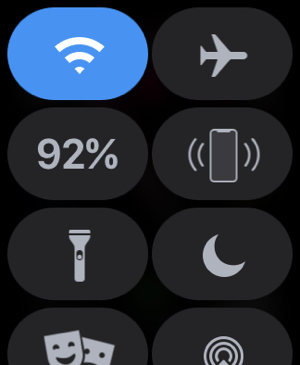 Apple Watch Control Center