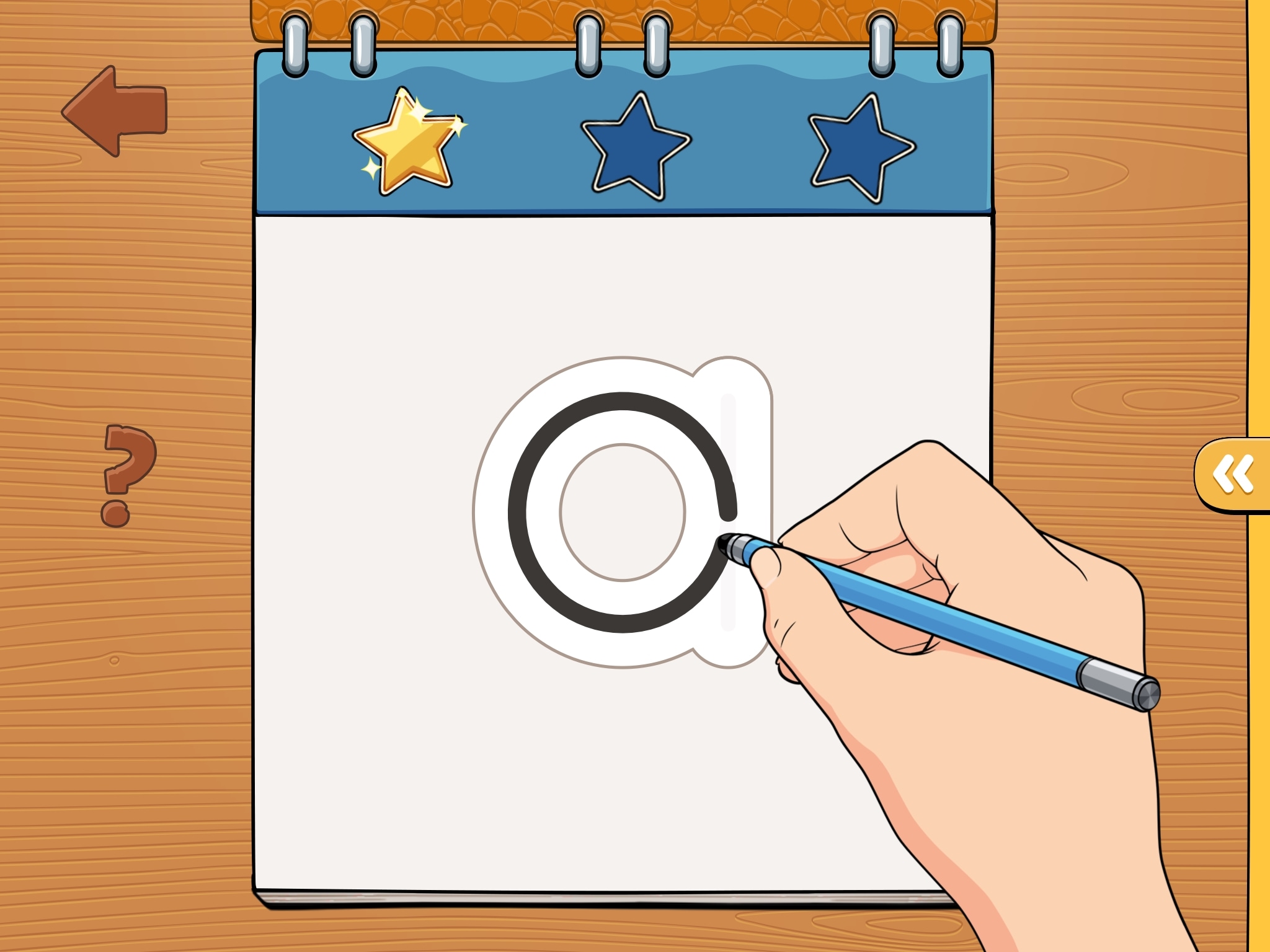 iTrace for letter tracing on iPad