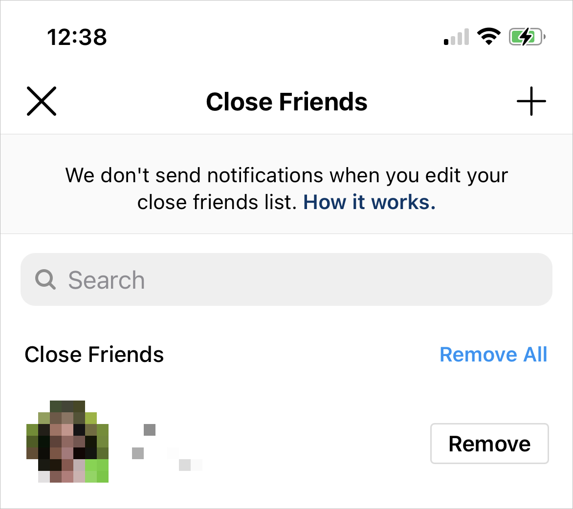 Edit a Close Friends List on Instagram