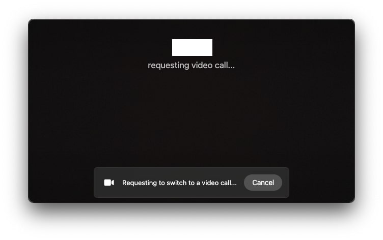 switch to video whatsapp macos