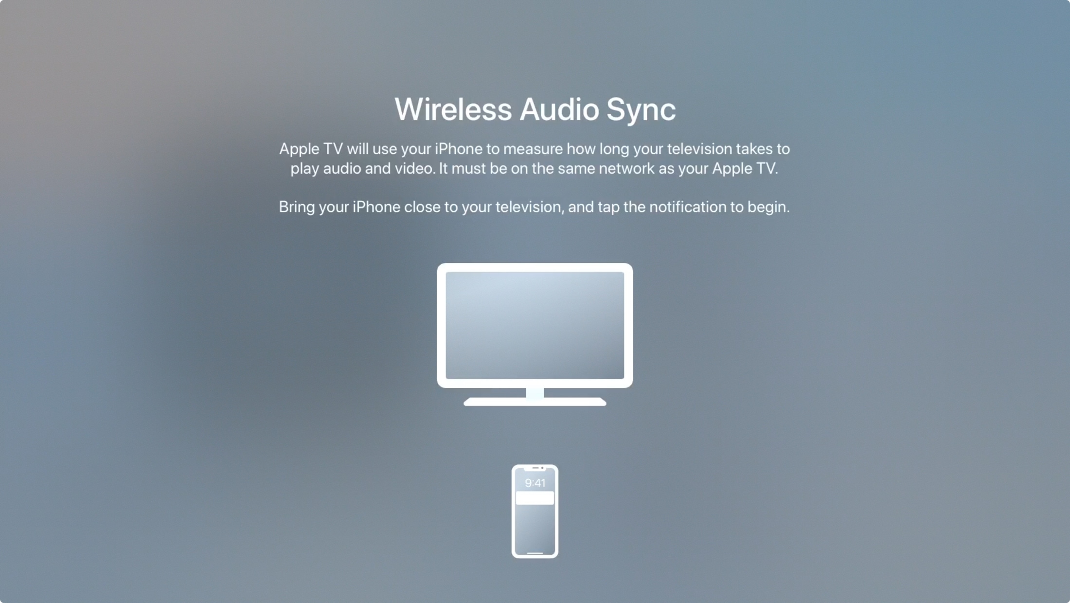 Wireless Audio Sync on Apple TV