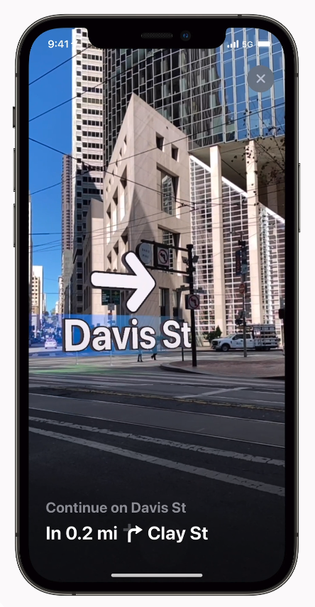 iOS 15 Maps AR