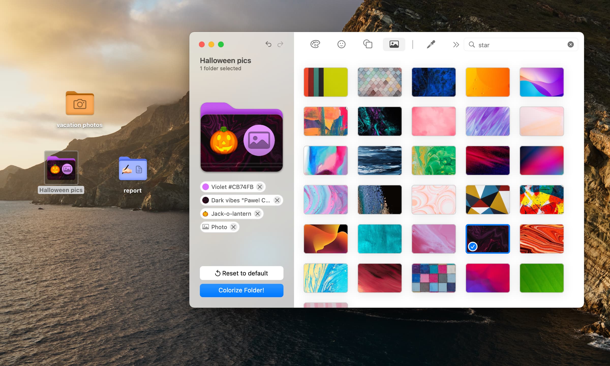 change folder color on a mac
