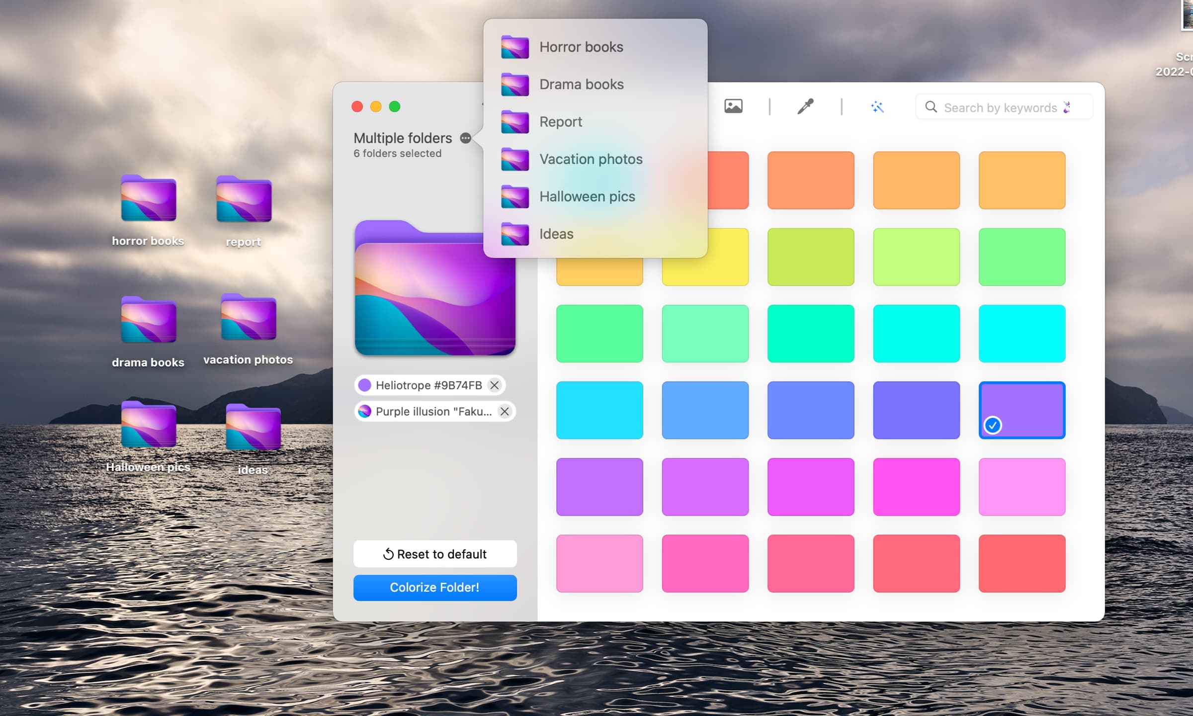 Tired of those boring blue folders on your Mac? Folder Colorizer