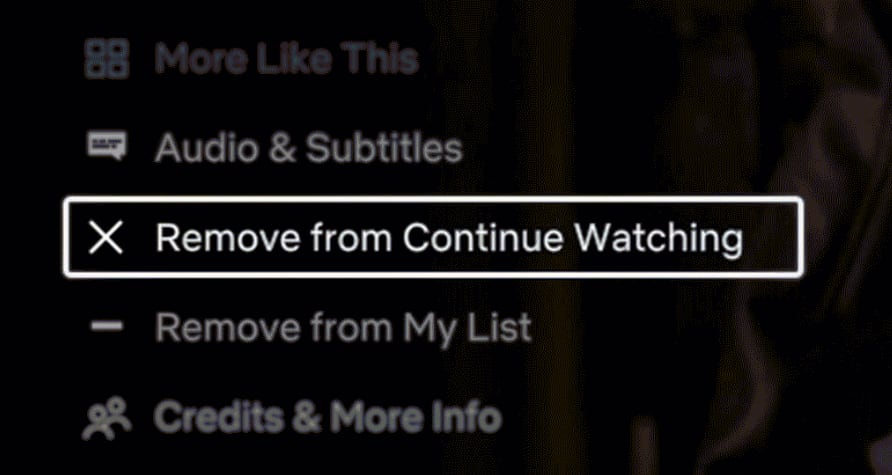 How to manually remove movies and TV shows from Netflix’s Continue