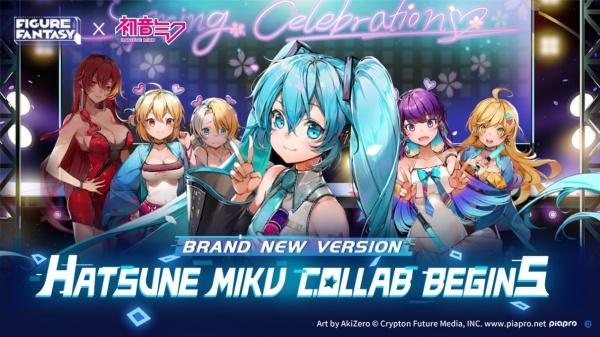 The Figure Fantasy x Hatsune Miku collab welcomes the popular virtual singer into the figurine-themed idle RPG