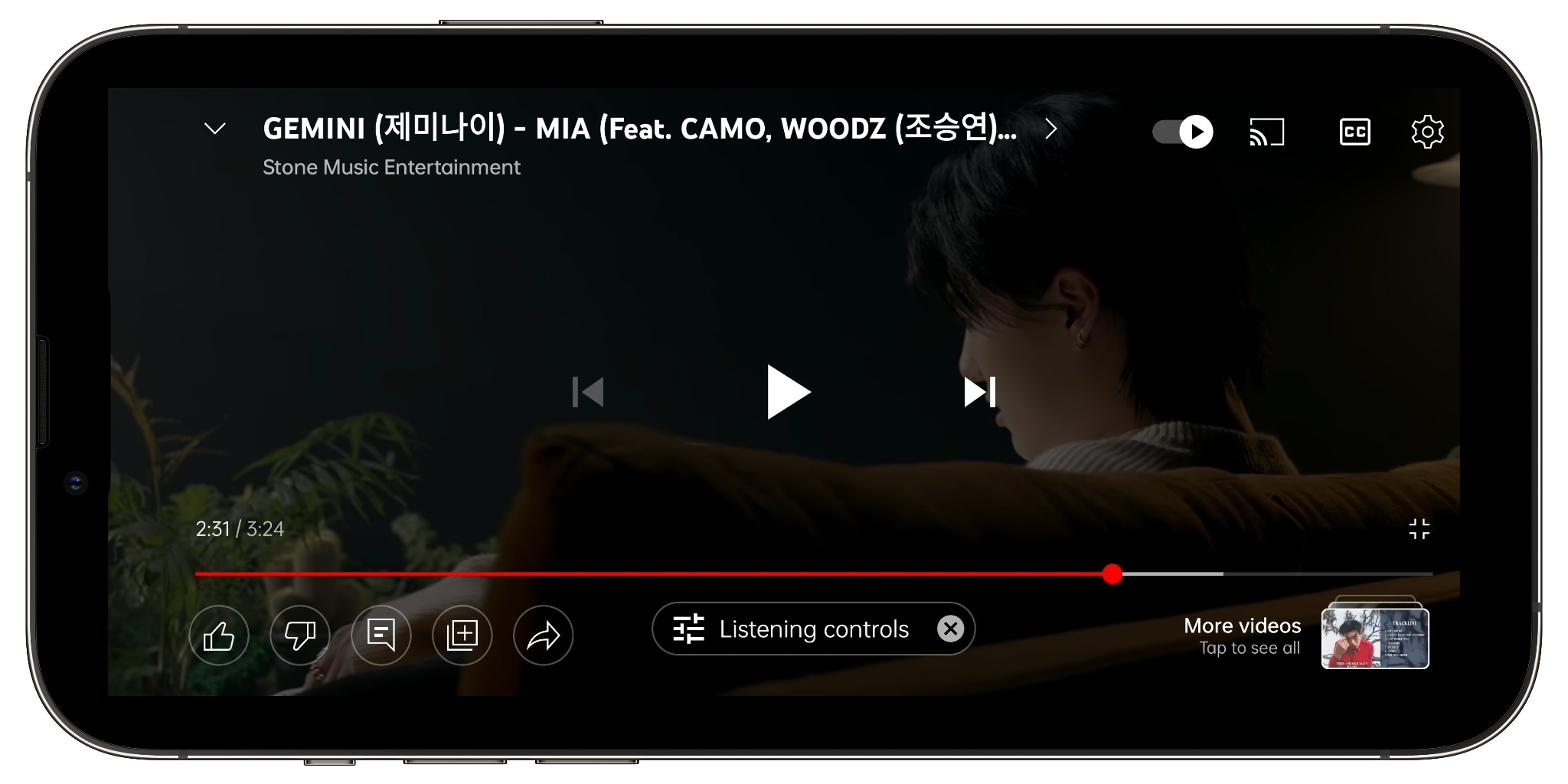Youtube Refreshes Its Fullscreen Video Player With Direct Access To More Buttons Mid Atlantic