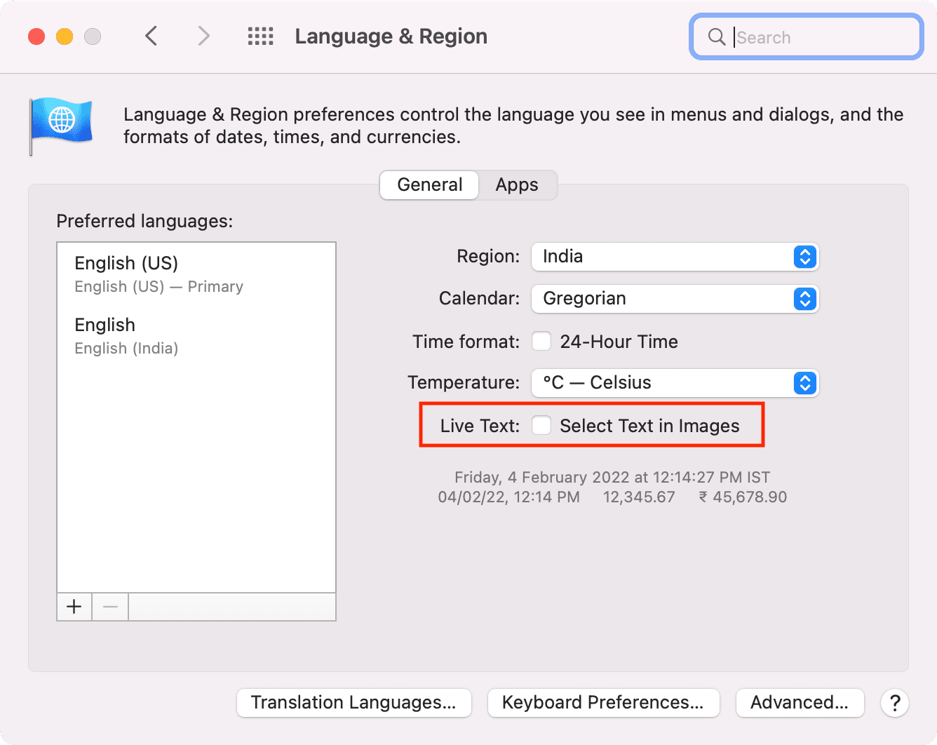 Select Text in Images on Mac