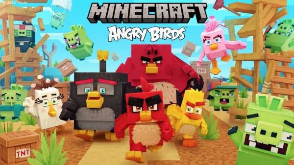 Minecraft gets new Angry Birds DLC