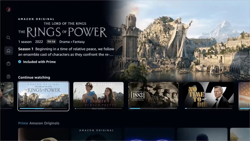 Amazon launches a redesigned Prime Video app for the Apple TV Mid