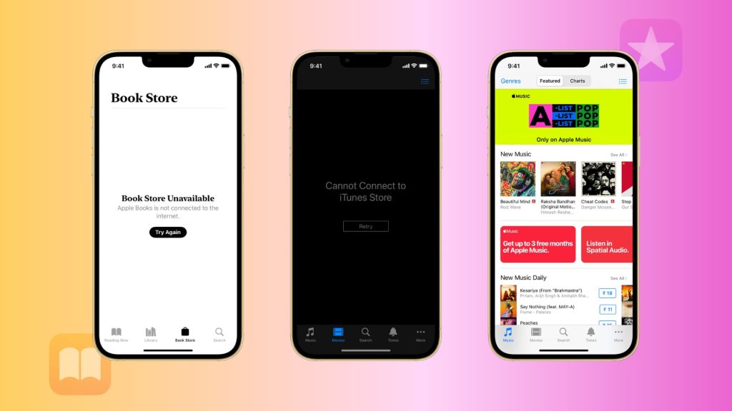 How to fix iTunes Store and Book Store not working on iPhone, iPad, Mac